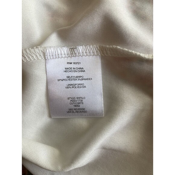 Mini Dress Floral Cream Multi-Color Juniors Size XL Ballon Sleeve Kingston Grey - Picture 12 of 12